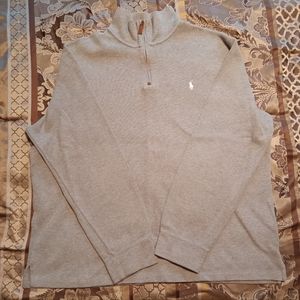 POLO BY RALPH LAUREN MEN'S XL HALF-ZIP SWEATER